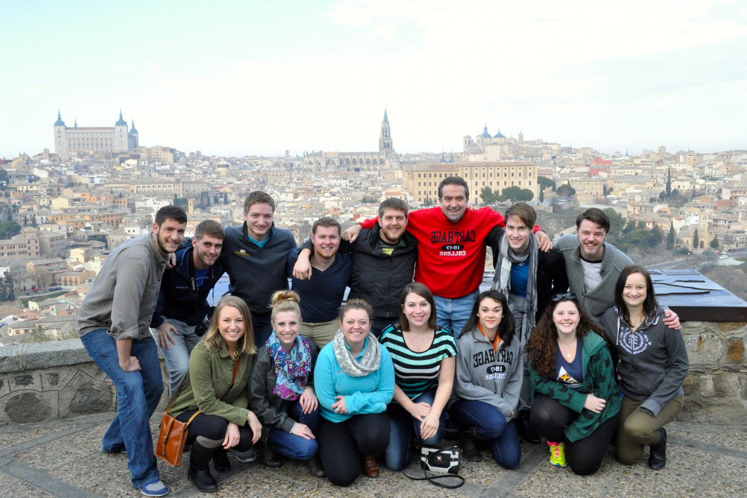 Carthage music students tour Europe during J-Term.