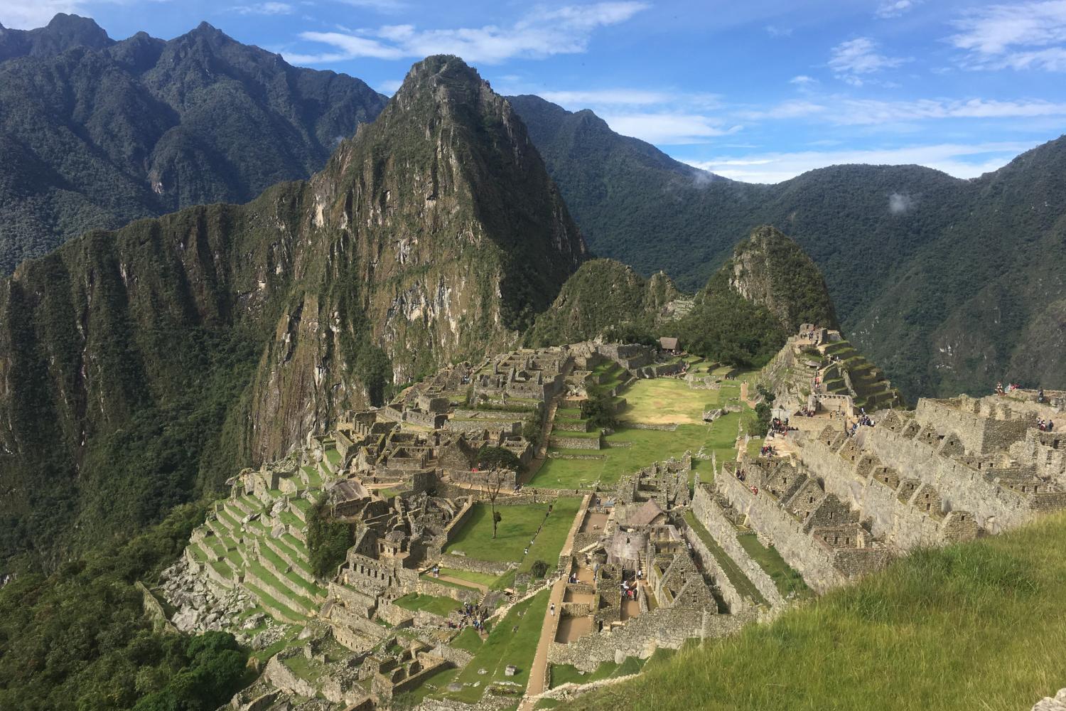 Machu Picchu in Peru, taken by a Carthage student.