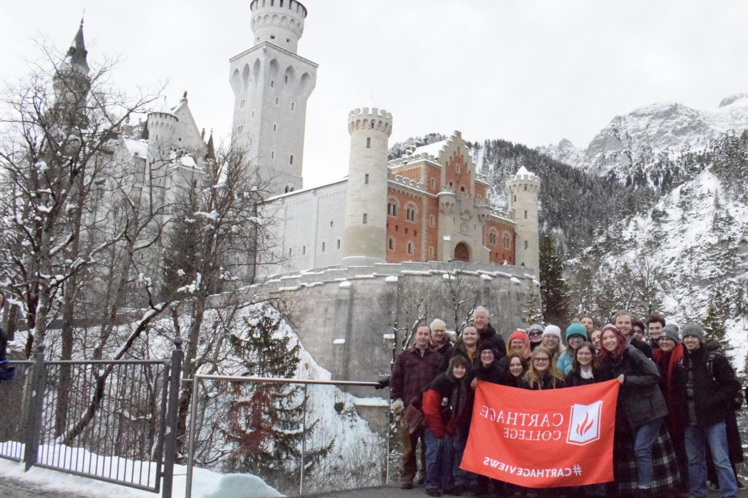 Students and faculty on the J-Term study tour to Germany.